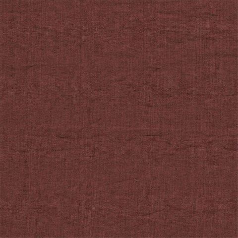 Rue Linen Brick fabric sample from British Made Interiors